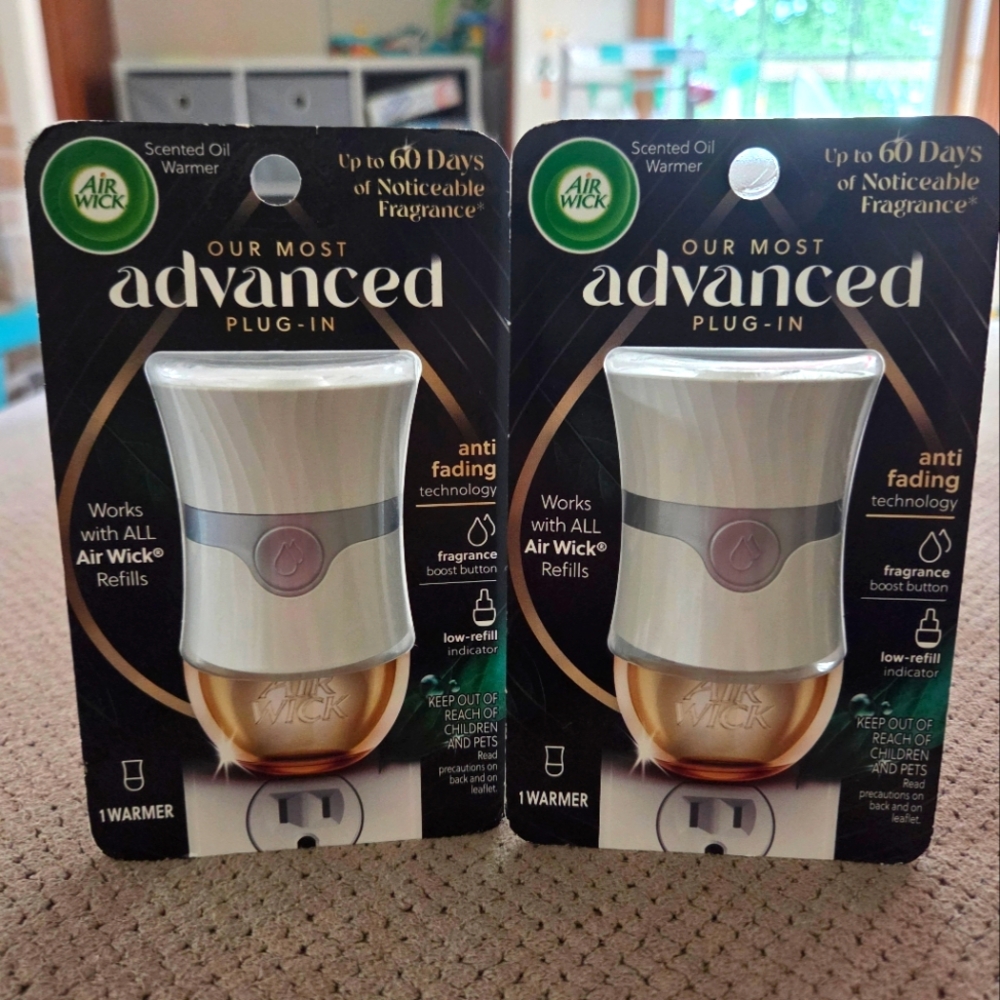 (2) New Air Wick Scented Oil Air Freshener